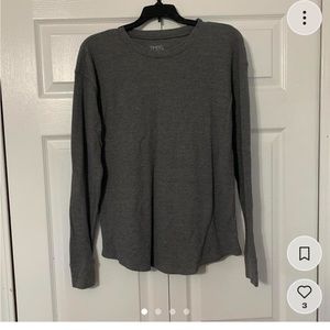 Time and Tru Grey Thermal Long Sleeve